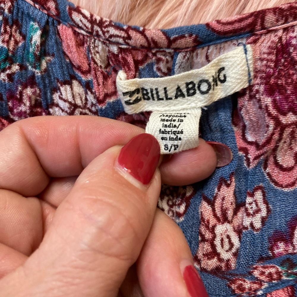 BILLABONG COLD SHOULDER FLORAL TOP - Picture 5 of 7